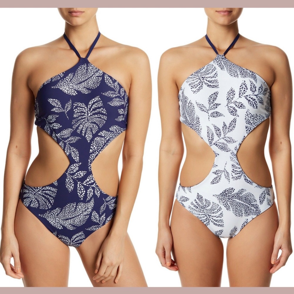 NEW $160 Red Carter Twist Maillot Reversible One-Piece Swimsuit [ SZ M/8 ]‎